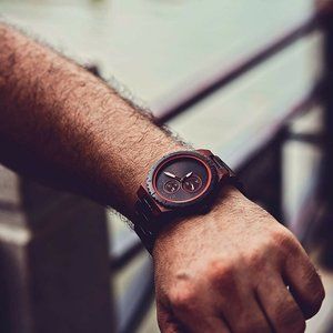 Mens Watch New with Box | Bewell Mens Sustainably Made Wooden Watch